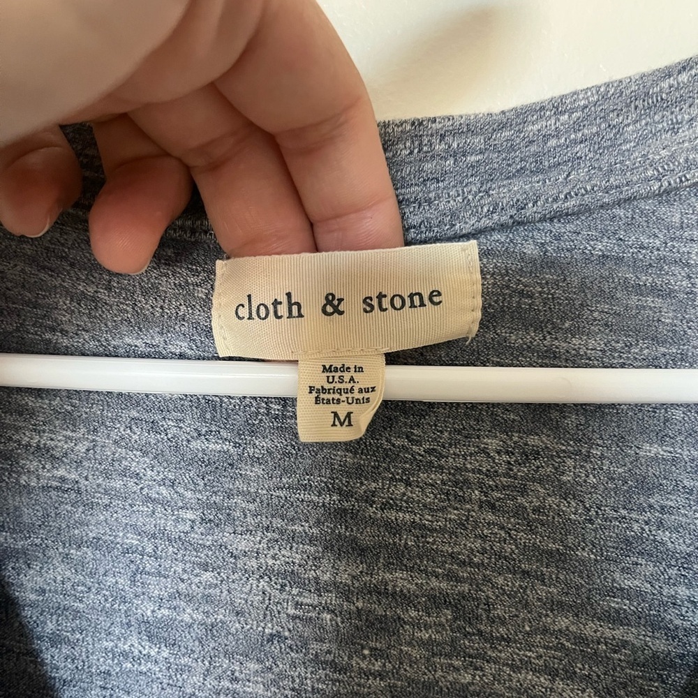 Anthropologie Cloth & Stone Riley Maxi Dress short sleeves - Picture 7 of 10